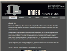 Tablet Screenshot of annexespresso.com.au